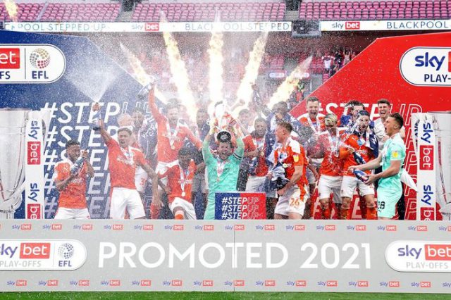 Blackpool promoted to EFL Championship
